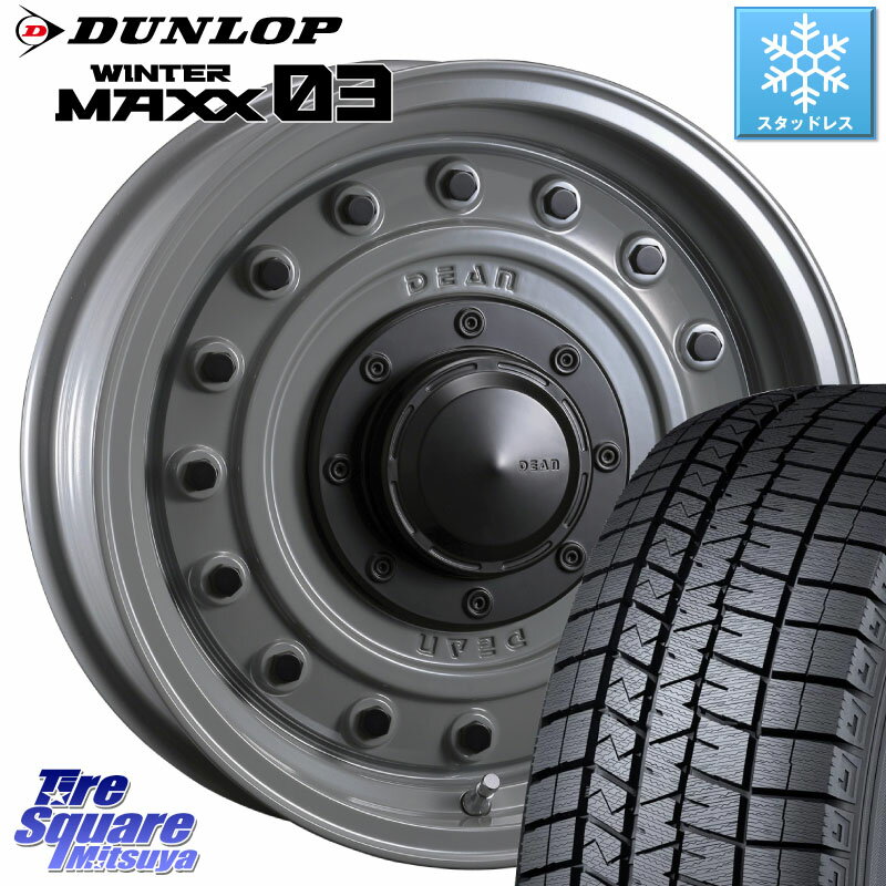 DUNLOP ウィンターマックス03 WM03 ダンロップ スタッドレス 215/70R15 CRIMSON ディーン コロラド インセット-5 15インチ 15 X 6.0J +0 5穴 139.7 シエラ