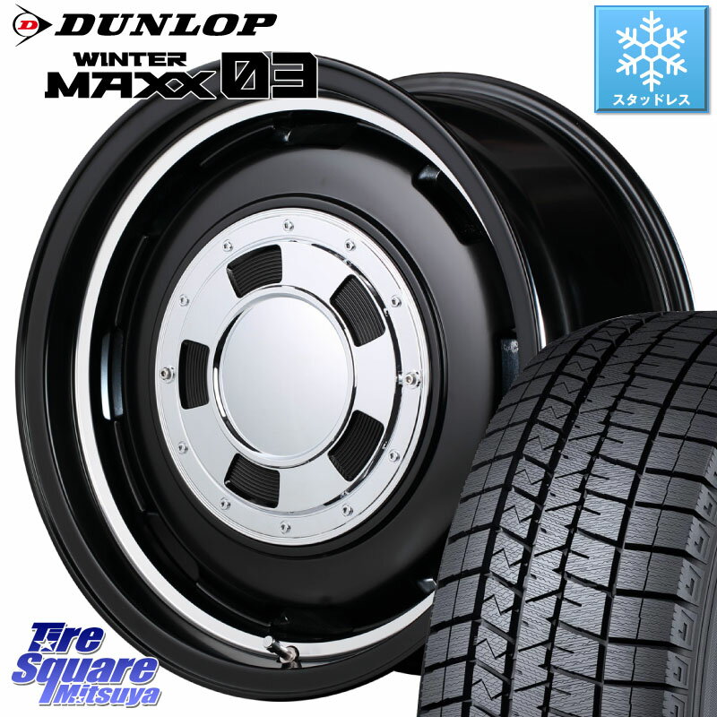 DUNLOP ウィンターマックス03 WM03 ダンロップ スタッドレス 215/65R16 MANARAY 【欠品次回6月下-7月上旬予定】MID Garcia CISCO ガルシア シスコ インセット-5 16インチ 16 X 6.0J +0 5穴 139.7 ジムニー シエラ