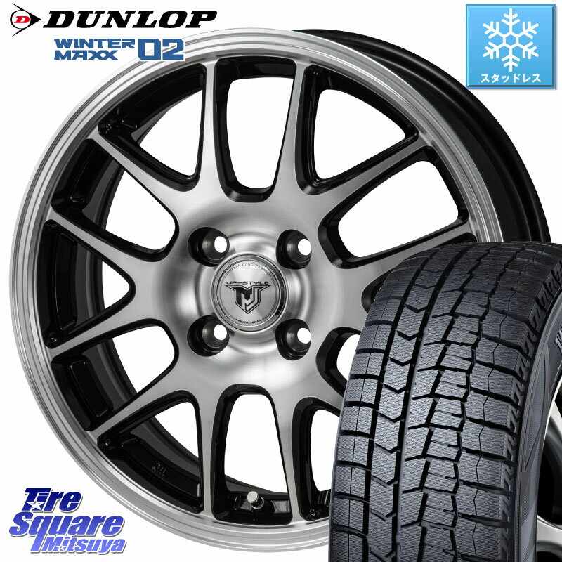 DUNLOP ウィンターマックス02 WM02 ダンロップ スタッドレス 185/65R14 MONZA JP STYLE MJ02 ジェイピースタイル 14 X 5.5J +40 4穴 100