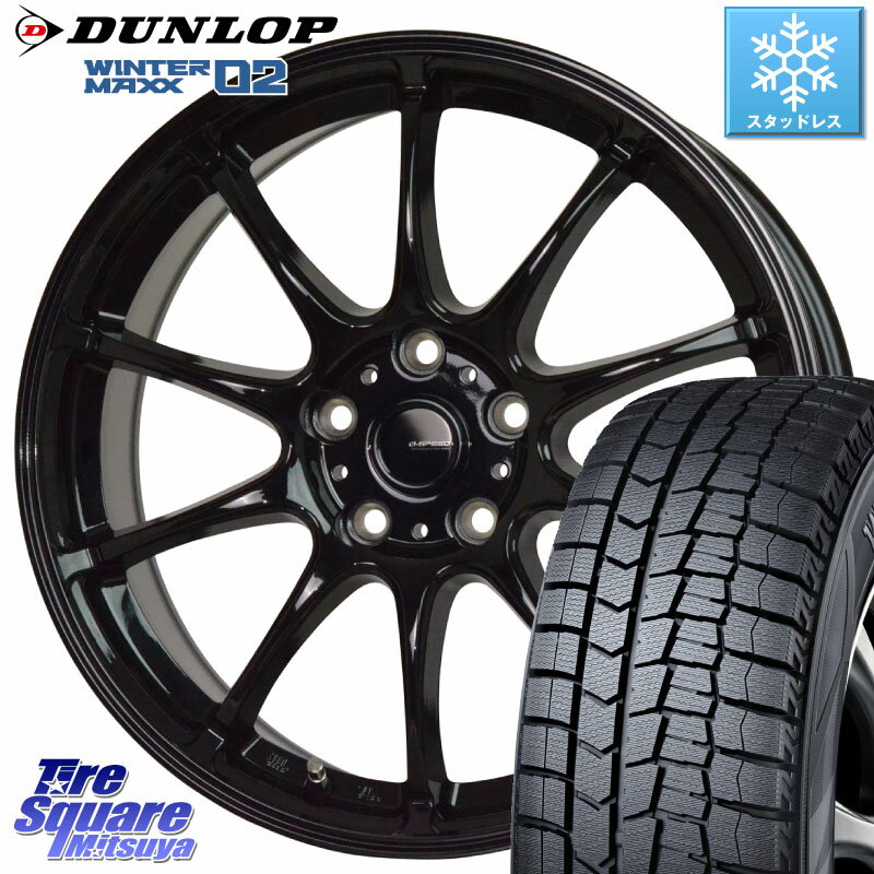 DUNLOP ウィンターマックス02 WM02 CUV ダンロップ スタッドレス 215/60R16 HotStuff G.SPEED G-07 ホイール 16インチ 16 X 6.5J +53 5穴 114.3 WR-V ヴェゼル