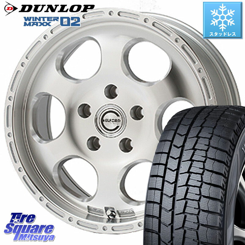 DUNLOP ウィンターマックス02 WM02 CUV ダンロップ スタッドレス 205/60R16 MEIWA Blood Stock One Piece ホイール 16インチ 16 X 7.0J +35 5穴 114.3