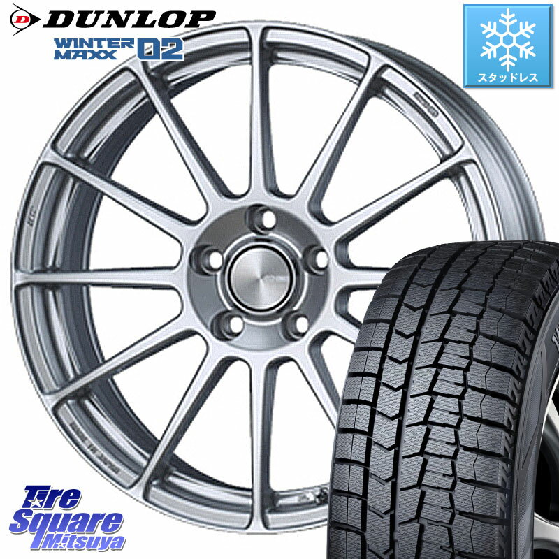 DUNLOP ウィンターマックス02 WM02 ダンロップ スタッドレス 165/65R15 KYOHO ENKEI エンケイ PerformanceLine PF03 ホイール 15 X 5.0J +45 4穴 100 ソリオ タフト デリカミニ