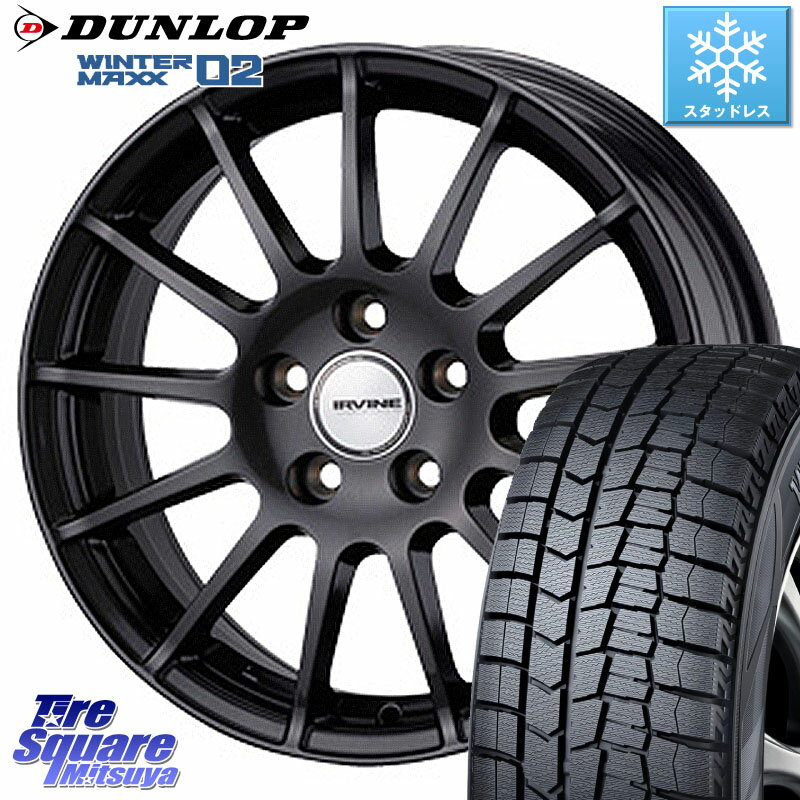 DUNLOP ウィンターマックス02 WM02 STD CUV ダンロップ スタッドレス 225/45R18 WEDS IR87549R/6G ウェッズ IRVINE F01 ホイール 18インチ 18 X 7.5J(MB W247) +49 5穴 112 メルセデスベンツ Bクラス