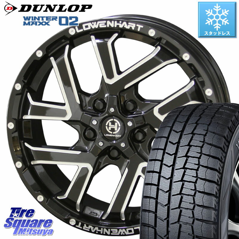 DUNLOP ウィンターマックス02 WM02 ダンロップ スタッドレス 195/55R16 KYOHO レーベンハート GXL206 ホイール 16インチ 16 X 7.0J +38 5穴 114.3