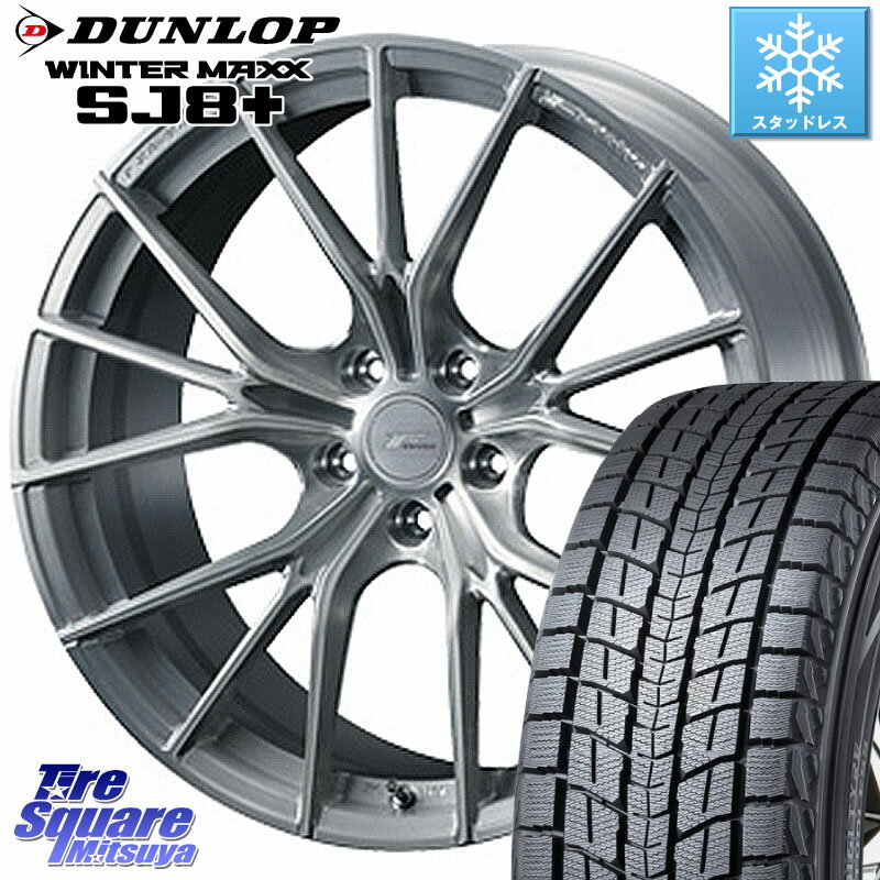 DUNLOP WINTERMAXX SJ8+ ウィンターマックス SJ8プラス 255/50R19 WEDS F ZERO FZ-1 FZ1 鍛造 FORGED ホイール19インチ 19 X 9.0J +38 5穴 114.3