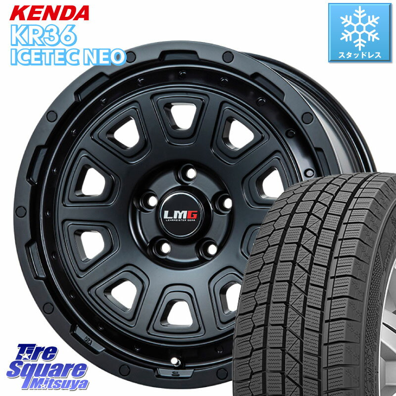 KENDA ケンダ KR36 ICETEC NEO アイステックネオ 2023年製 スタッドレスタイヤ 215/70R16 LEHRMEISTER レアマイスター LMG DS-10 DS10 16インチ 16 X 7.0J +45 5穴 114.3