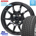 KENDA ケンダ KR36 ICETEC NEO アイステックネオ 2023年製 スタッドレスタイヤ 185/55R16 HotStuff G-SPEED G-06 G06 ホイール 16インチ 16 X 6.0J +45 4穴 100 フィット ヤリス シャトル