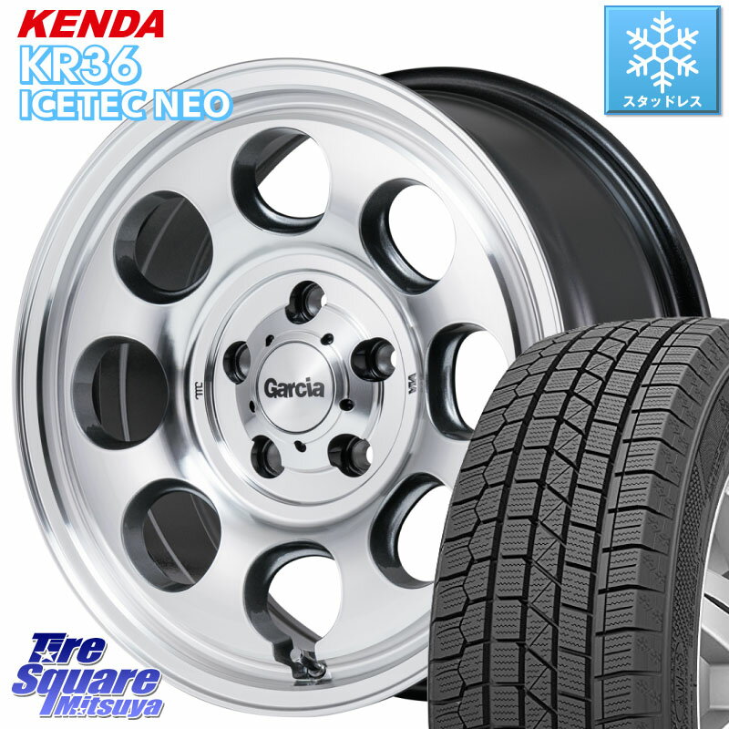 KENDA ケンダ KR36 ICETEC NEO アイステックネオ 2024年製 スタッドレスタイヤ 215/65R16 MANARAY MID Garcia Palm8 ガルシア パーム8 ホイール 16インチ 16 X 7.0J +40 5穴 114.3 C-HR 30系ヴェルファイア 10系カローラクロス 20系アルファード