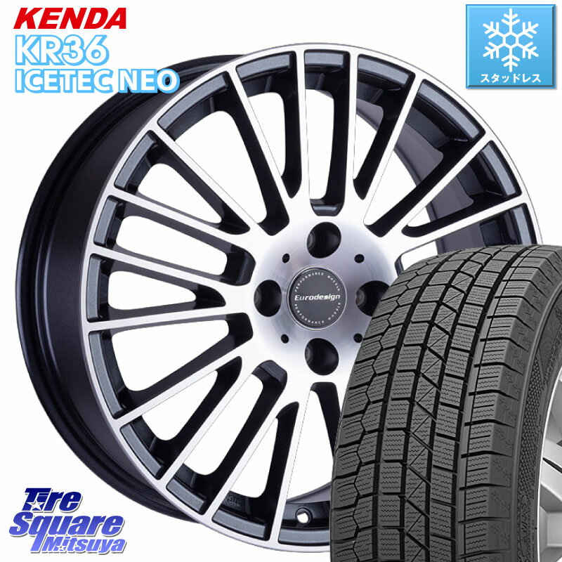 KENDA  KR36 ICETEC NEO ƥåͥ 2023ǯ åɥ쥹 195/45R16  Euro desing CALWER ۥ 16 16 X 6.5J(FIAT PANDA 13909) +35 4 98 եå ѥ