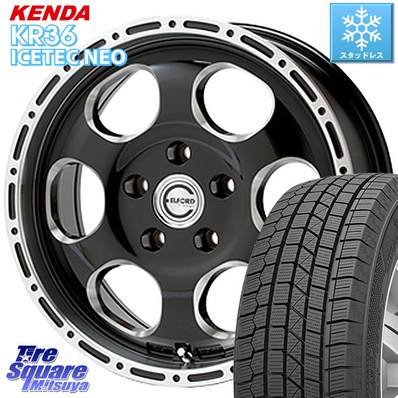 KENDA ケンダ KR36 ICETEC NEO アイステックネオ 2023年製 スタッドレスタイヤ 205/55R16 MEIWA Blood Stock One Piece ホイール 16インチ 16 X 7.0J +35 5穴 114.3 ヤリス