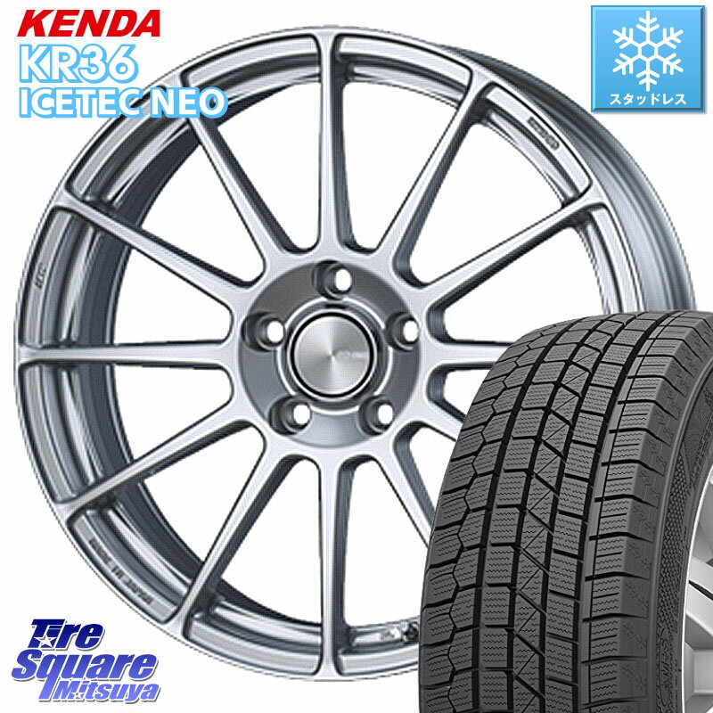 KENDA ケンダ KR36 ICETEC NEO アイステックネオ 2023年製 スタッドレスタイヤ 215/70R16 KYOHO ENKEI エンケイ PerformanceLine PF03 ホイール 16 X 6.5J +45 5穴 114.3