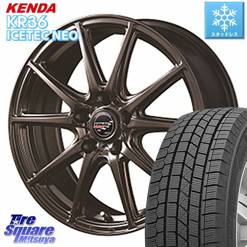 KENDA ケンダ KR36 ICETEC NEO アイステックネオ 2023年製 スタッドレスタイヤ 225/50R17 MANARAY MID FINAL SPEED GR-Volt ホイール 17インチ 17 X 7.0J +38 5穴 114.3 RX-8