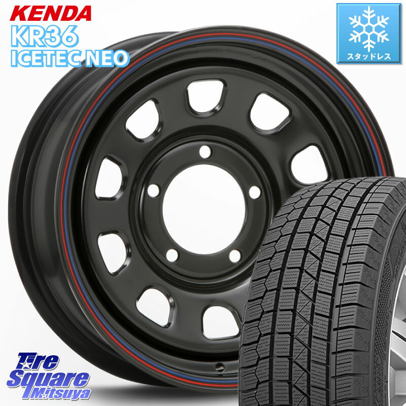 KENDA ケンダ KR36 ICETEC NEO アイステックネオ 2023年製 スタッドレスタイヤ 215/70R16 MLJ デイトナ SS DAYTONA ホイール 16インチ 16 X 6.0J +0 5穴 139.7 ジムニー シエラ