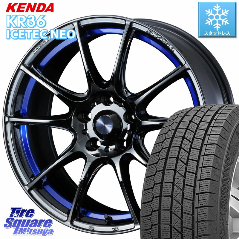 KENDA ケンダ KR36 ICETEC NEO アイステックネオ 2023年製 スタッドレスタイヤ 225/45R18 WEDS 【欠品次回07月中旬】 SA-25R ウェッズ スポーツ ホイール 18インチ 18 X 7.0J +47 5穴 114.3 ステップワゴン RX-8