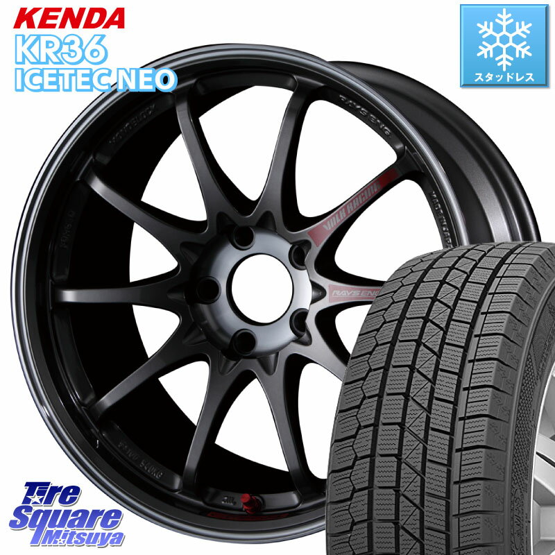 KENDA ケンダ KR36 ICETEC NEO アイステックネオ 2023年製 スタッドレスタイヤ 235/50R18 RAYS 【欠品次回5月末】 CE28SL PG レイズ ボルクレーシング 鍛造ホイール 18インチ 18 X 8.5J +35 5穴 114.3 アルファード