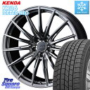 KENDA ケンダ KR36 ICETEC NEO アイステックネオ 2023年製 スタッドレスタイヤ 225/45R18 WEDS F ZERO FZ4 FZ-4 鍛造 FORGED 18インチ 18 X 7.5J +45 5穴 100