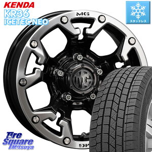 KENDA ケンダ KR36 ICETEC NEO アイステックネオ 2023年製 スタッドレスタイヤ 175/80R16 CRIMSON クリムソン GOLEM インセット-5 ゴーレム 16インチ 16 X 6.0J +0 5穴 139.7 ジムニー