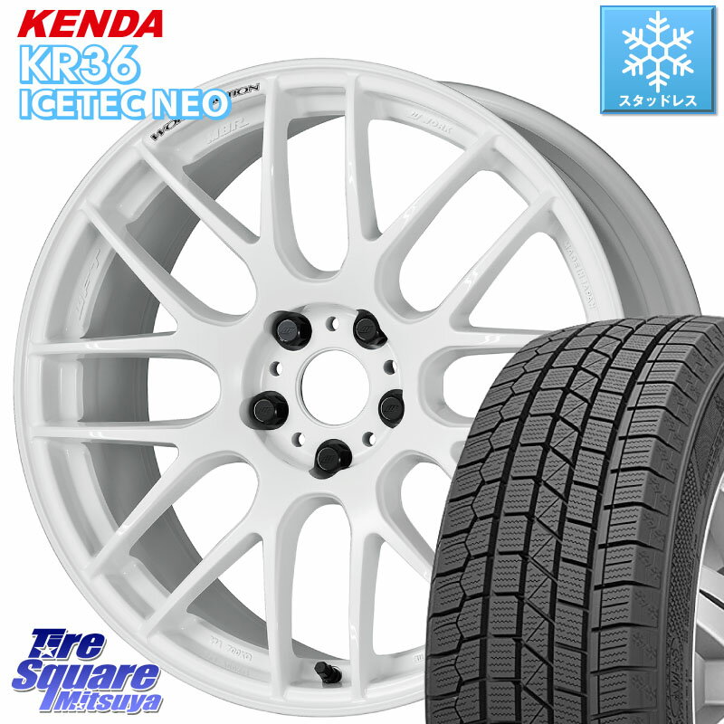 KENDA ケンダ KR36 ICETEC NEO アイステックネオ 2023年製 スタッドレスタイヤ 225/45R17 WORK ワーク EMOTION エモーション M8R 17インチ 17 X 7.0J +38 5穴 114.3 ヤリス