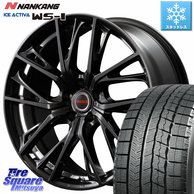 NANKANG TIRE WS-1 スタッドレス 94Q 2023年製 215/55R17 MANARAY MID VERTEC ONE GLAIVE 17インチ 17 X 7.0J +50 5穴 100