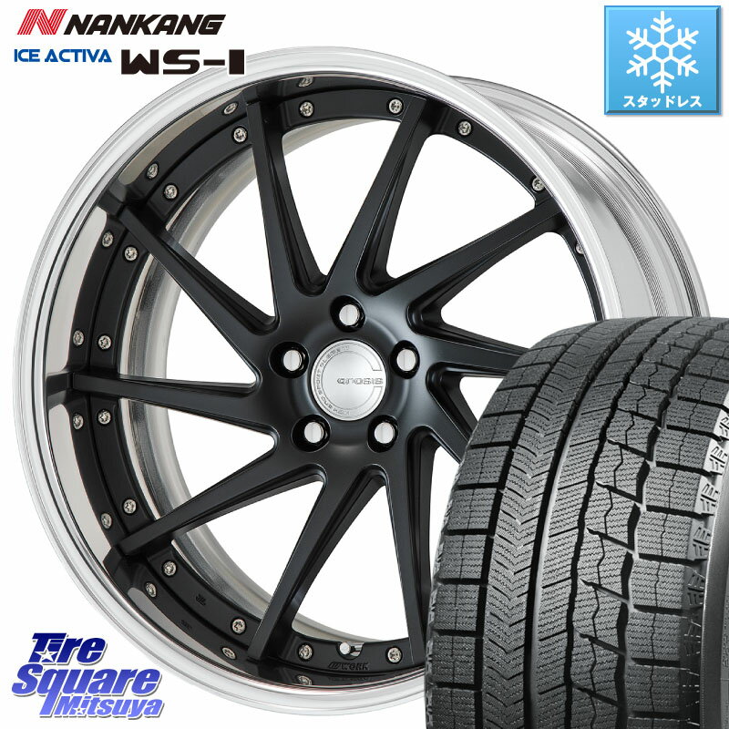 NANKANG TIRE WS-1 スタッドレス 93Q XL 2023年製 225/40R19 WORK GNOSIS CVS O Disk 19インチ 2ピース 19 X 8.0J +45 5穴 114.3 VOXY