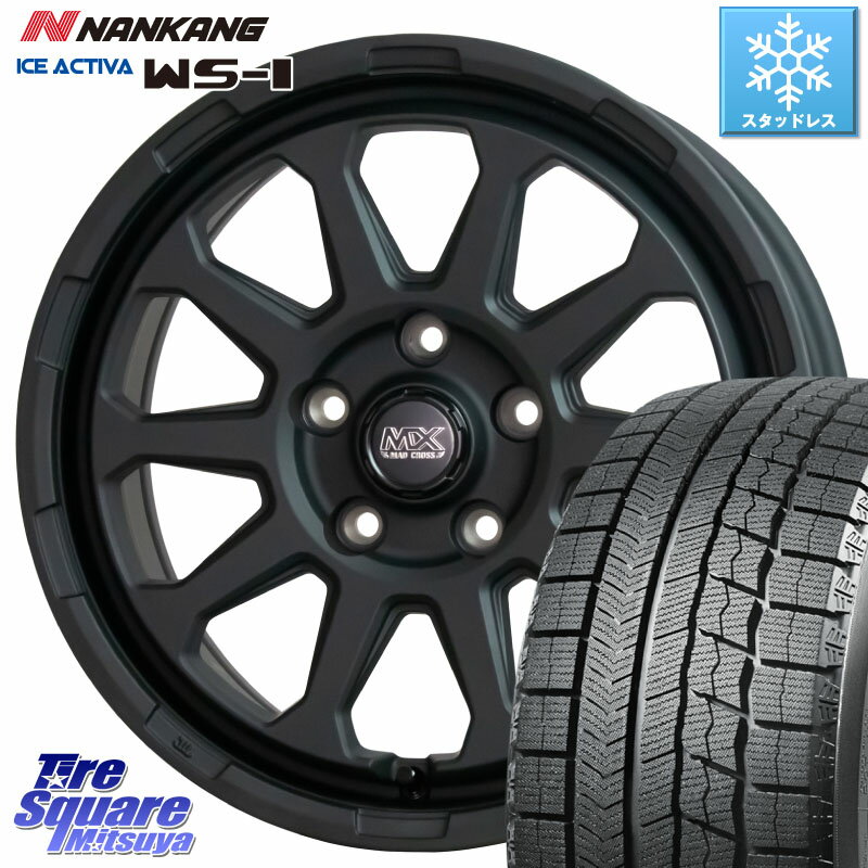 NANKANG TIRE WS-1 スタッドレス 100Q 2023年製 215/70R16 HotStuff マッドクロス レンジャー ブラック 5H ホイール 16インチ 16 X 7.0J +38 5穴 114.3 デリカ D5 D:5