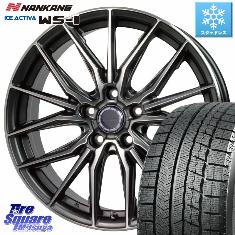 NANKANG TIRE WS-1 スタッドレス 94Q 2023年製 215/55R17 HotStuff Precious AST M4 プレシャス アスト M4 5H ホイール 17インチ 17 X 7.0J +38 5穴 114.3 カムリ