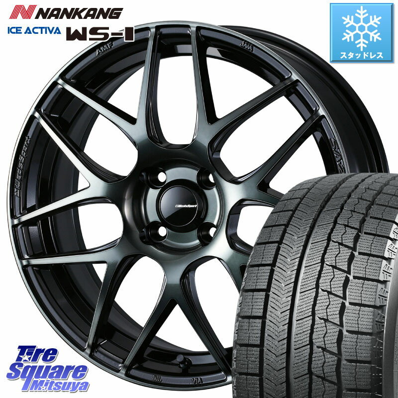 NANKANG TIRE WS-1 スタッドレス 91Q 2023年製 195/65R15 WEDS 74158 SA-27R ウェッズ スポーツ WBC ホイール 15インチ 15 X 6.0J +38 4穴 100