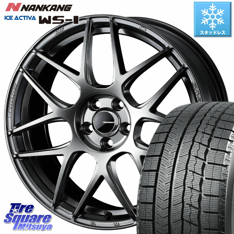 NANKANG TIRE WS-1 スタッドレス 100Q XL 2023年製 245/45R18 WEDS 74219 SA-27R PSB ウェッズ スポーツ ホイール 18インチ 18 X 8.0J +42 5穴 114.3