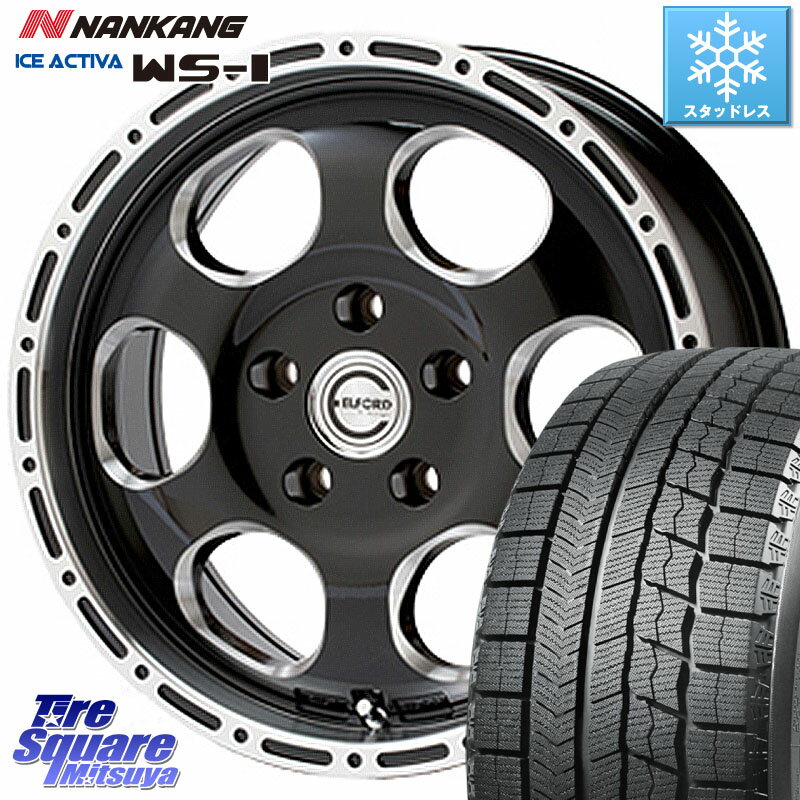 NANKANG TIRE WS-1 スタッドレス 93Q 2023年製 215/55R16 MEIWA Blood Stock One Piece ホイール 16インチ 16 X 7.0J +35 5穴 114.3