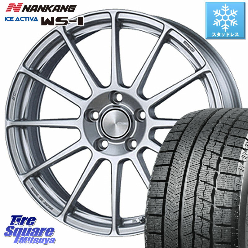 NANKANG TIRE WS-1 スタッドレス 91Q 2023年製 205/55R16 ENKEI エンケイ PerformanceLine PF03 ホイール 16 X 6.5J +45 5穴 114.3 ステップワゴン