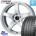 NANKANG TIRE WS-1 スタッドレス 100Q XL 2023年製 245/45R18 ENKEI エンケイ PerformanceLine PF05 WH 18インチ 18 X 8.5J +45 5穴 114.3