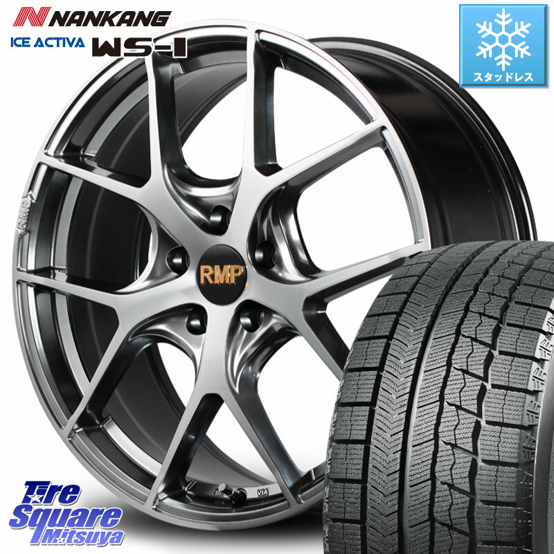 NANKANG TIRE WS-1 スタッドレス 91Q XL 2023年製 215/45R17 MANARAY MID RMP - 025F ホイール 17インチ 17 X 7.0J +48 5穴 114.3 セレナ ステップワゴン セレナ