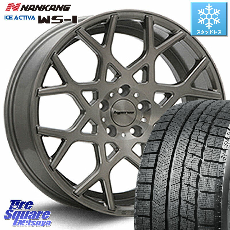 NANKANG TIRE ナンカン ICE ACTIVA WS-1 アイスアクティバ 2023年製 スタッドレスタイヤ 245/40R19 MLJ huperion ハイペリオン CVZ ホイール 19インチ 19 X 8.5J +35 5穴 114.3 アルファード