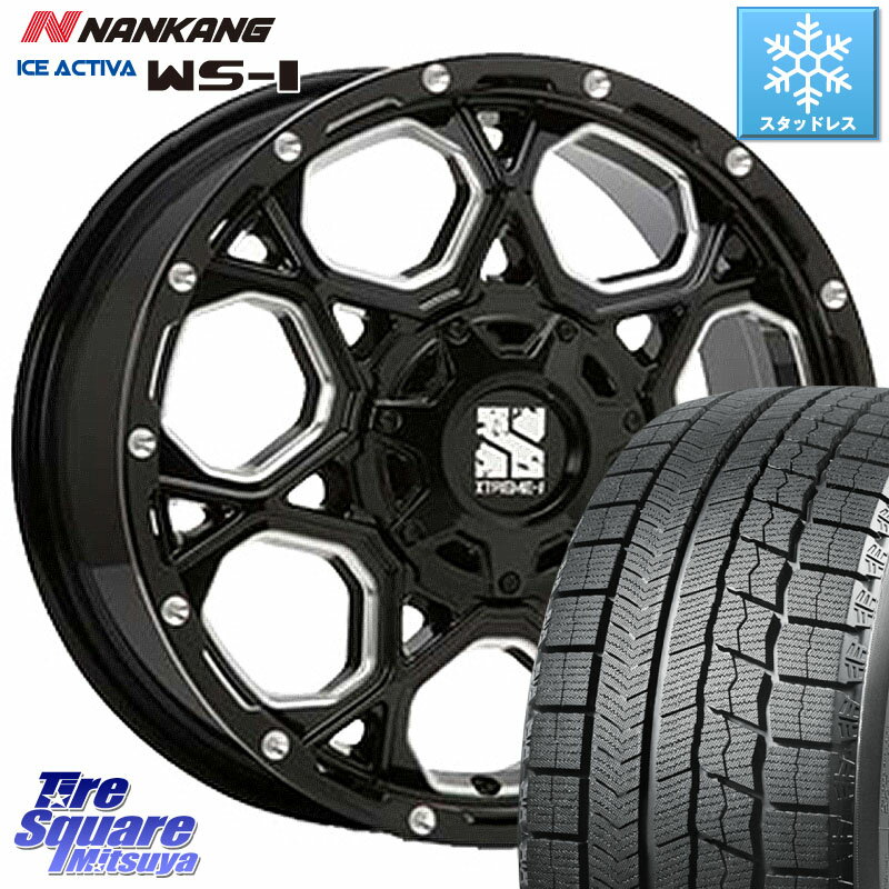 NANKANG TIRE WS-1 スタッドレス 96Q 2023年製 215/60R17 MLJ XJ06 XTREME-J エクストリームJ ホイール 17インチ 17 X 7.0J +50 5穴 114.3 C-HR CX-30 ヴェゼル ZR-V