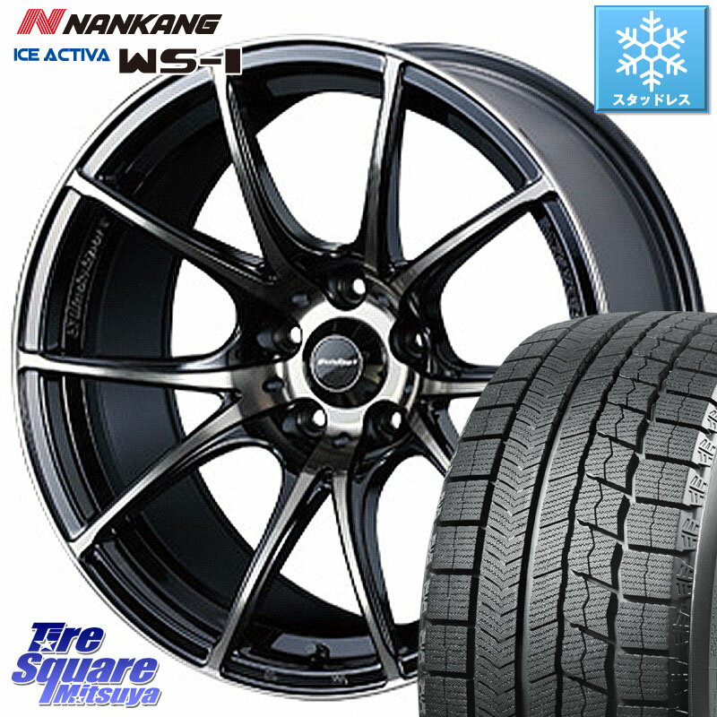 NANKANG TIRE WS-1 スタッドレス 92Q XL 2023年製 225/40R18 WEDS 72632 SA-10R SA10R ウェッズ スポーツ ホイール 18インチ 18 X 8.5J(86 Brembo) +45 5穴 100 86 ブレンボキャリパー対応