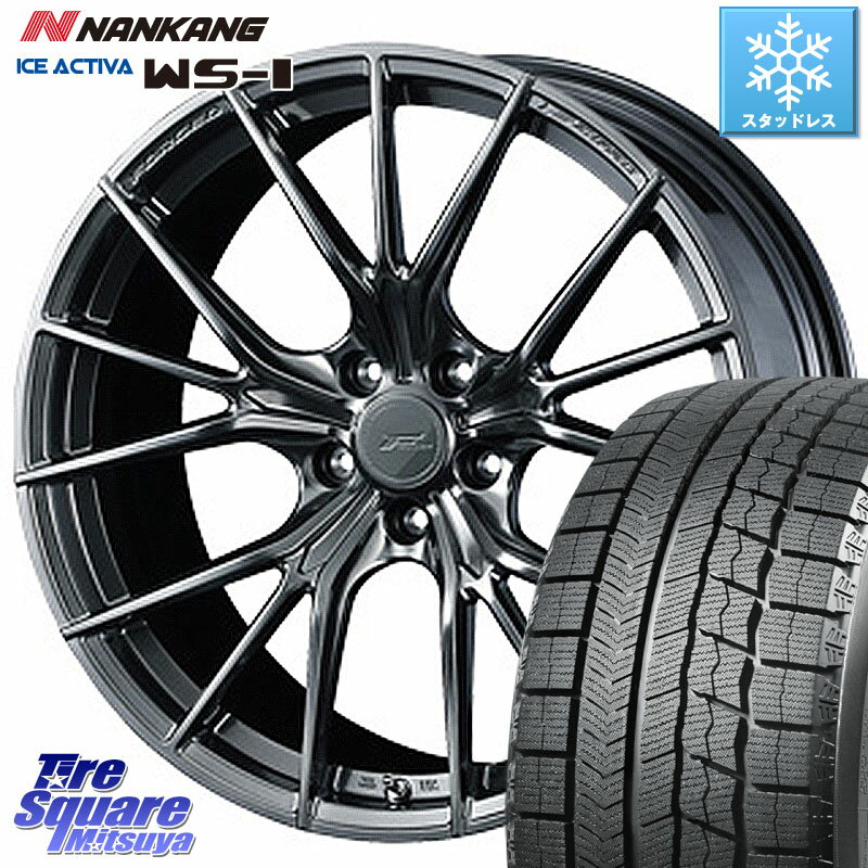 NANKANG TIRE WS-1 スタッドレス 93Q XL 2023年製 225/40R19 WEDS F ZERO FZ-1 FZ1 鍛造 FORGED ホイール19インチ 19 X 8.0J +48 5穴 114.3 RX-8