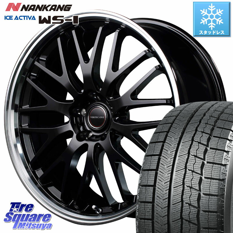 NANKANG TIRE WS-1 スタッドレス 91Q 2023年製 215/50R17 MANARAY MID VERTEC ONE EXE10 ホイール 17インチ 17 X 7.0J +40 5穴 114.3 リーフ