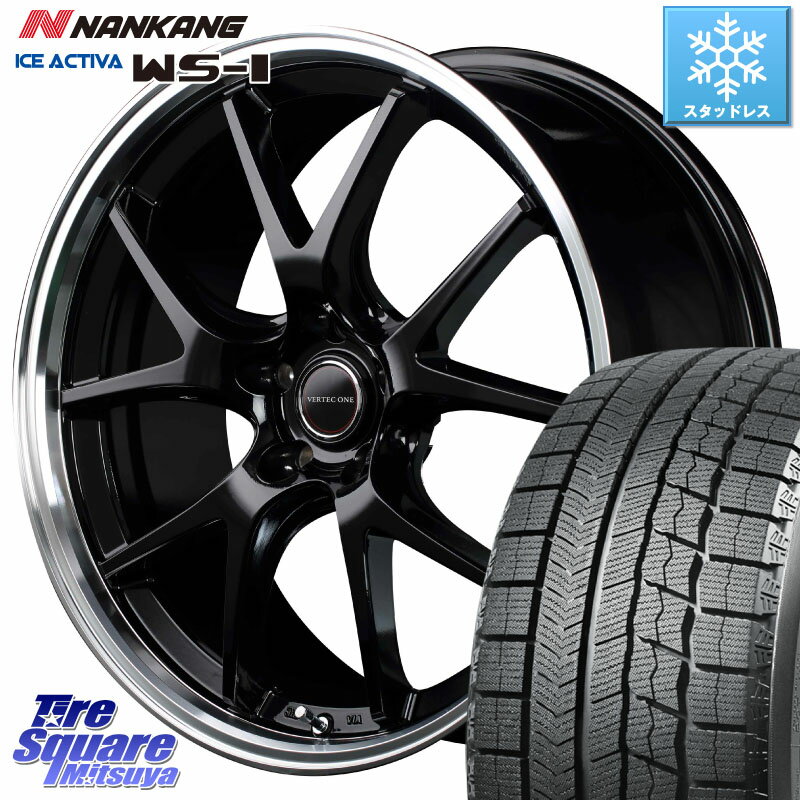 NANKANG TIRE WS-1 スタッドレス 93Q 2023年製 245/40R18 MANARAY MID VERTEC ONE EXE5 ホイール 18インチ 18 X 8.0J +42 5穴 114.3 インプレッサ