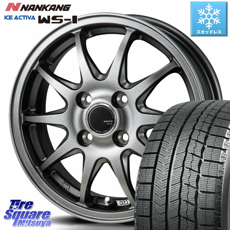 NANKANG TIRE WS-1 スタッドレス 89Q 2023年製 195/60R16 Japan三陽 ZACK JP202 ホイール 4本 16インチ 16 X 6.0J +42 4穴 100