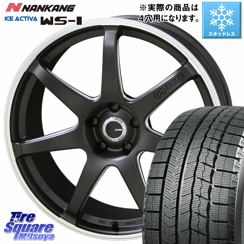 NANKANG TIRE WS-1 スタッドレス 80Q 2023年製 195/45R16 KYOHO ENKEI TUNING SC38 ホイール 4本 16インチ 16 X 6.0J +45 4穴 100 ノート ルーミー