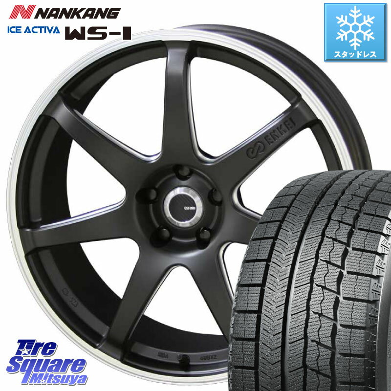 NANKANG TIRE WS-1 スタッドレス 92Q XL 2023年製 225/40R18 KYOHO ENKEI TUNING SC38 ホイール 4本 18インチ 18 X 8.0J +48 5穴 100 プリウス 86