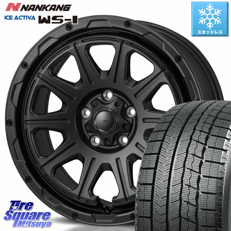 NANKANG TIRE WS-1 スタッドレス 80Q 2023年製 195/45R16 MONZA HI-BLOCK REGULES BK 16インチ 16 X 6.0J +40 4穴 100 ノート サクシード ルーミー