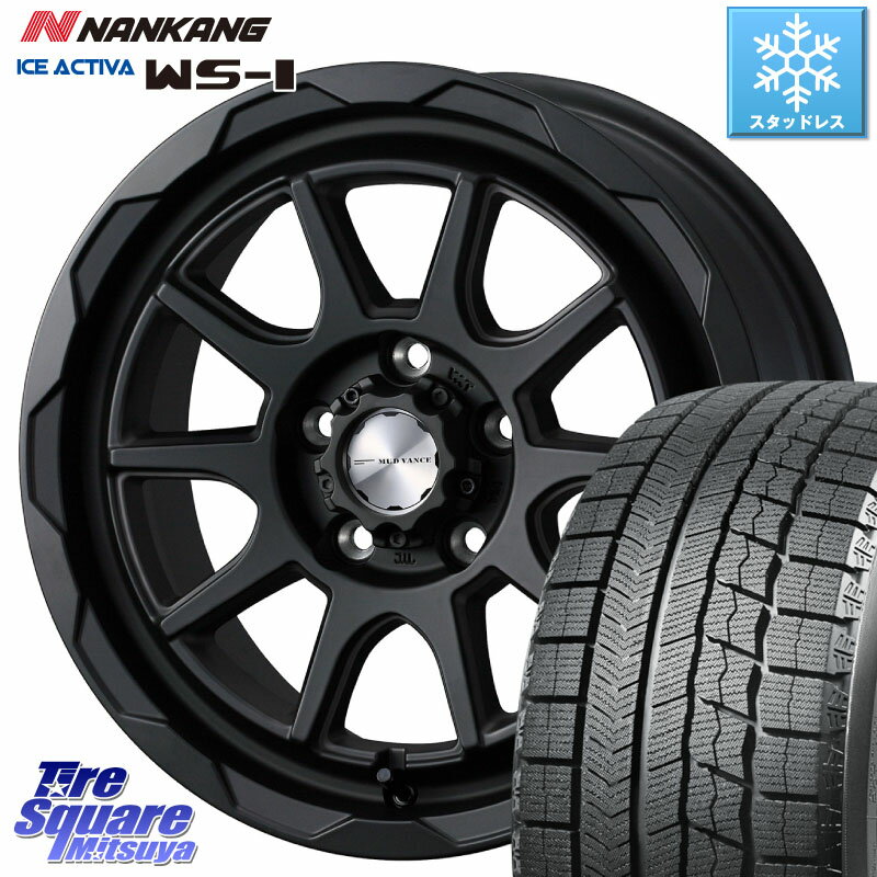 NANKANG TIRE WS-1 スタッドレス 93Q 2023年製 215/55R16 WEDS マッドヴァンス 06 MUD VANCE 06 ウエッズ 16インチ 16 X 7.0J +38 5穴 114.3 リーフ