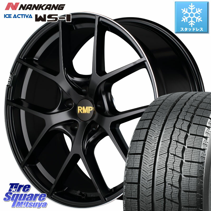 NANKANG TIRE WS-1 スタッドレス 98Q 2023年製 235/45R18 MANARAY MID RMP -025F ブラック ホイール 18インチ 18 X 8.0J +42 5穴 114.3 カムリ