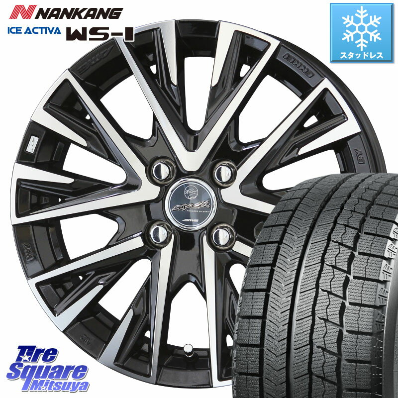 NANKANG TIRE WS-1 スタッドレス 80Q 2023年製 195/45R16 KYOHO スマック レジーナ SMACK LEGINA ホイール 16 X 6.0J +40 4穴 100 ノート サクシード ルーミー