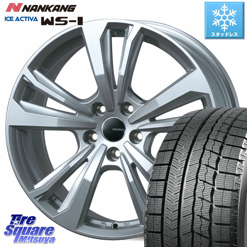 NANKANG TIRE WS-1 スタッドレス 92Q 2023年製 205/60R16 TARGA smartline365 16 X 6.5J(AUDI Q2 GAC) +46 5穴 112 アウディQ2