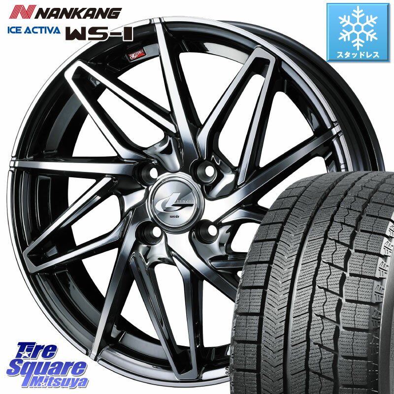 NANKANG TIRE WS-1 スタッドレス 80Q 2023年製 195/45R16 WEDS 40575 レオニス LEONIS IT 16インチ 16 X 6.0J +42 4穴 100 サクシード ルーミー