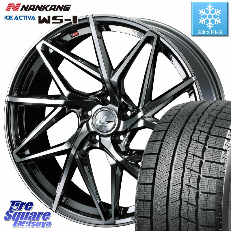 NANKANG TIRE WS-1 スタッドレス 100Q XL 2023年製 245/45R18 WEDS 40615 レオニス LEONIS IT 18インチ 18 X 8.0J +42 5穴 114.3