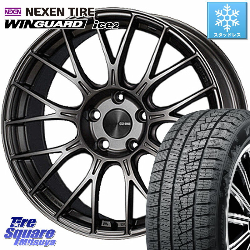 NEXEN ネクセン WINGUARD ice2 ウィンガードアイス 2023年製 スタッドレスタイヤ 225/45R18 ENKEI エンケイ PerformanceLine PFM1 18インチ 18 X 7.5J +48 5穴 114.3 ステップワゴン