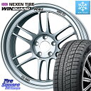 NEXEN ネクセン WINGUARD ice2 ウィンガードアイス 2023年製 スタッドレスタイヤ 215/45R17 KYOHO ENKEI エンケイ Racing RPF1 SILVER ホイール 17 X 7.0J +45 5穴 114.3 セレナ セレナ